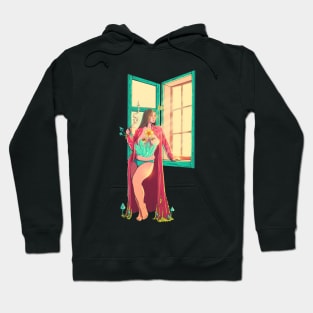 Coffee by the window Hoodie